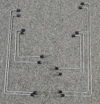 EN-4036-BBC ENDERLE   STAINLESS PORT NOZZLE LINES FOR BB CHEVY SET OF 8